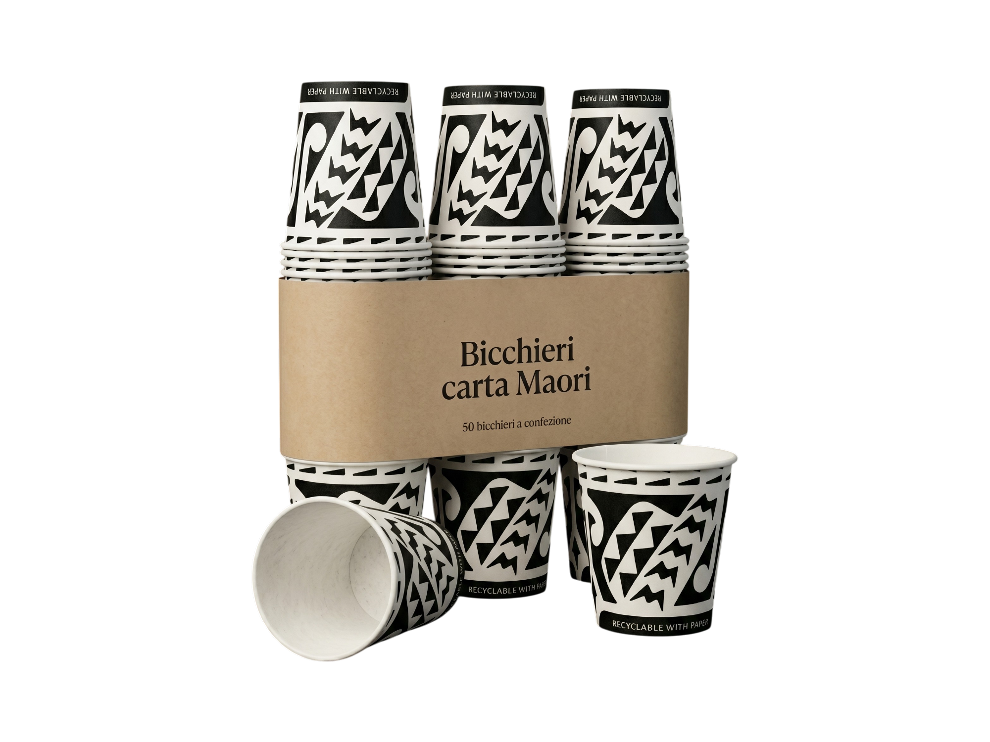 Bicchieri carta Maori
